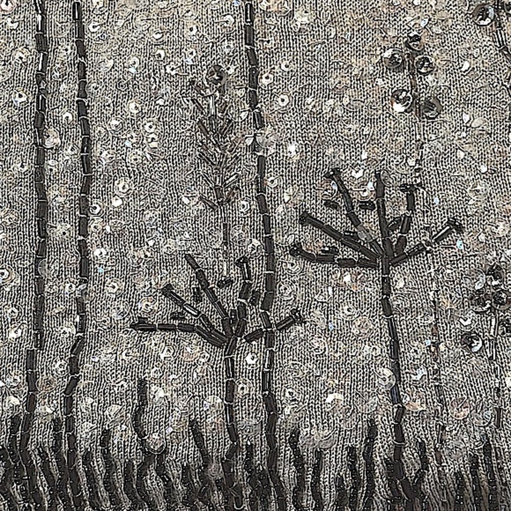 Vintage HOUSE OF GOLD Beaded and Sequined Sleeveless Top - Picture 8 of 10